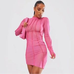 Forever 21 • Asymmetrical Mesh dress